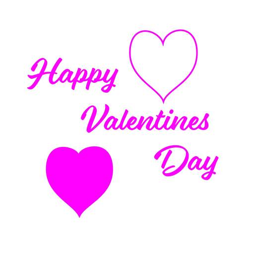 CraftHTV.com SVG File Valentine's Day Two Hearts SVG